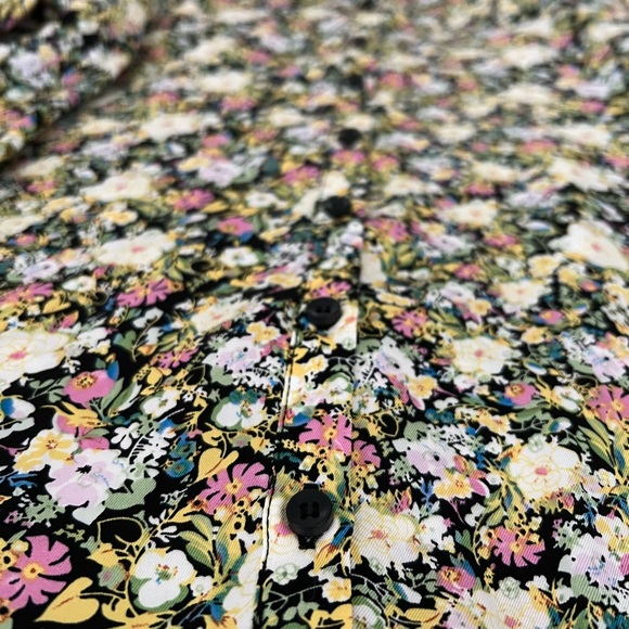 Code X Mode Multicolor Floral Print Button Down Dress - Picture 7 of 10